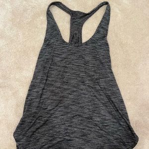 Lululemon gray razorback tank
